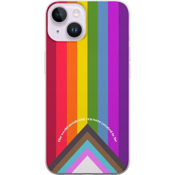 Kompatibelt Mobildeksel til Apple iPhone 15 Plus Hei verden!