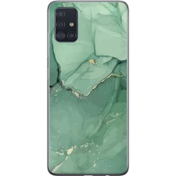 Kompatibelt Mobildeksel til Samsung Galaxy A51 Grønn Marmor