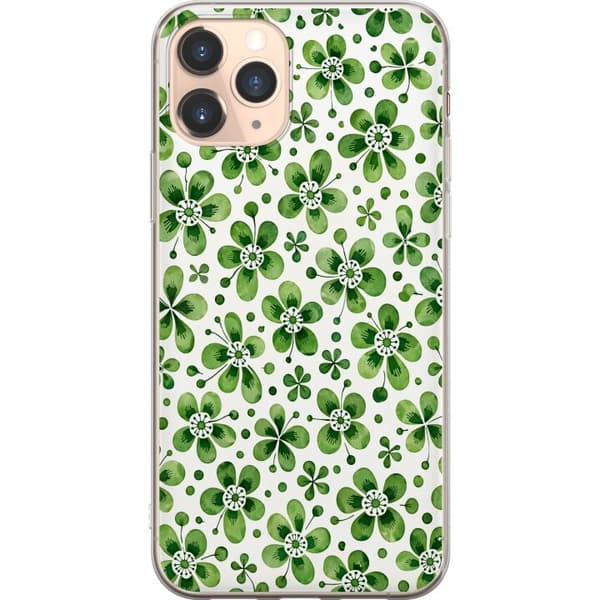 Kompatibelt Mobildeksel til Apple iPhone 11 Pro Asurblå flora