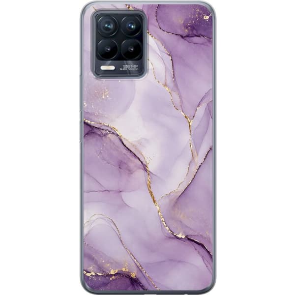 Kompatibelt Mobilskal till Realme 8 Lilac Luxe