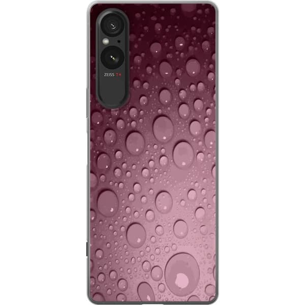 Kompatibelt Mobildeksel til Sony Xperia 5 V Rosa vattendroppar