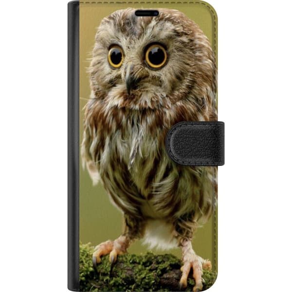 Kompatibel Tegnebogsetui til Samsung Galaxy A40 Ugle