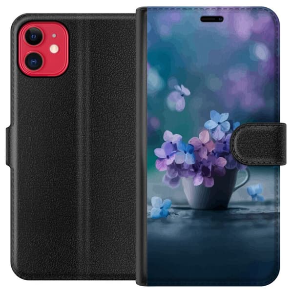 Kompatibelt Plånboksfodral till Apple iPhone 11 Blommor Sött