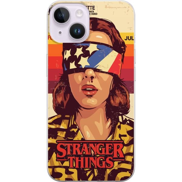 Kompatibel Mobilcover til Apple iPhone 14 Plus Stranger Things VHS