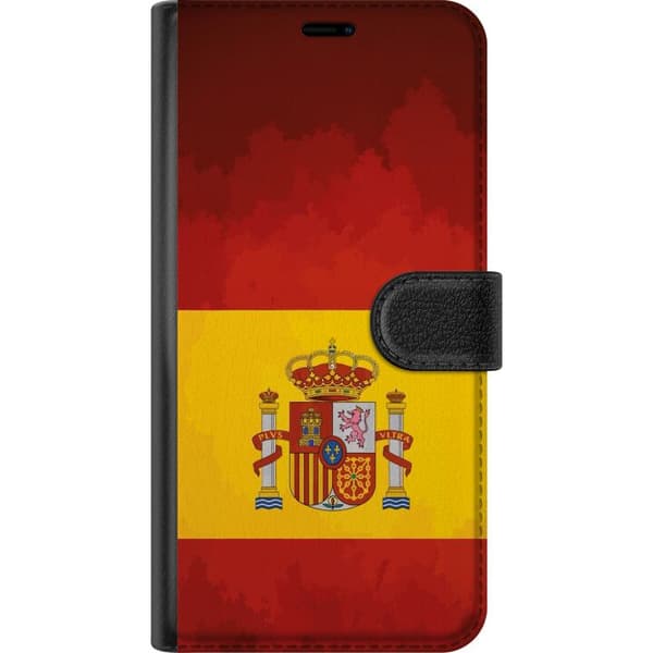 Kompatibelt Lommeboketui til Xiaomi Redmi Note 14 Pro Flaggdesign med Spanias nasjonale symboler