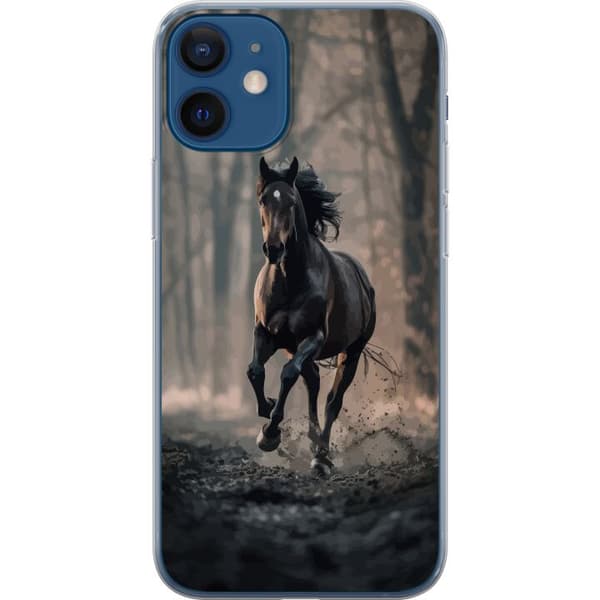 Kompatibelt Mobilskal till Apple iPhone 12 Springande Häst