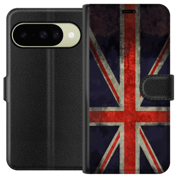 Kompatibelt Lommeboketui til Google Pixel 11 Britisk flagg med rustikk følelse