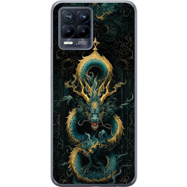 Kompatibelt Mobildeksel til Realme 8 Asiatisk drake