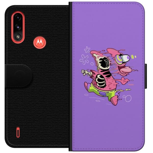 Kompatibel Tegnebogsetui til Motorola Moto E7 Power Smält Patrick