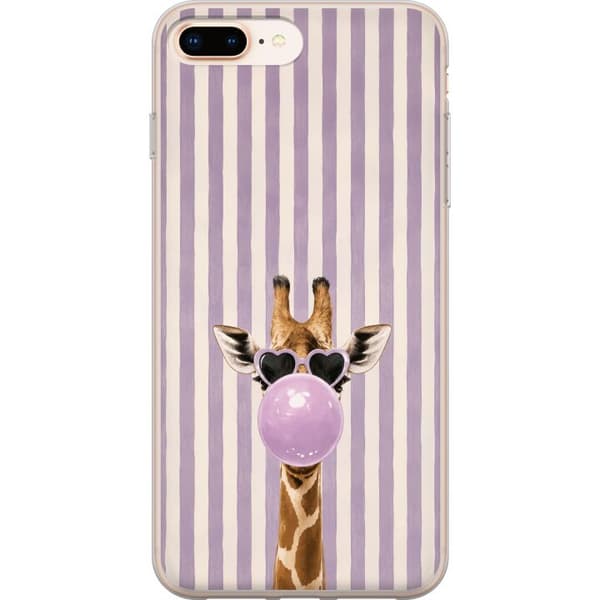 Kompatibelt Mobildeksel til Apple iPhone 7 Plus Giraff med tuggummibubbla