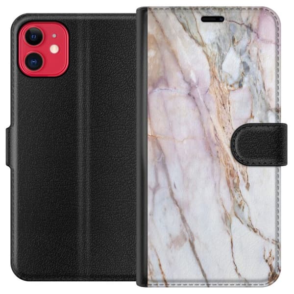 Kompatibel Tegnebogsetui til Apple iPhone 11 Marmelade