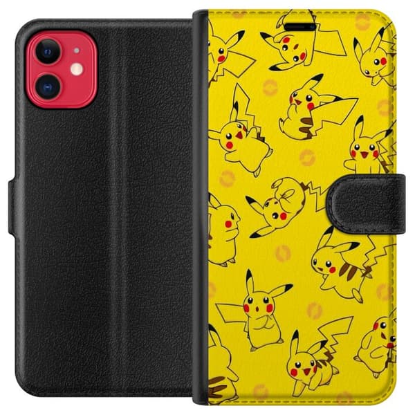 Kompatibelt Plånboksfodral till Apple iPhone 11 Pikachu