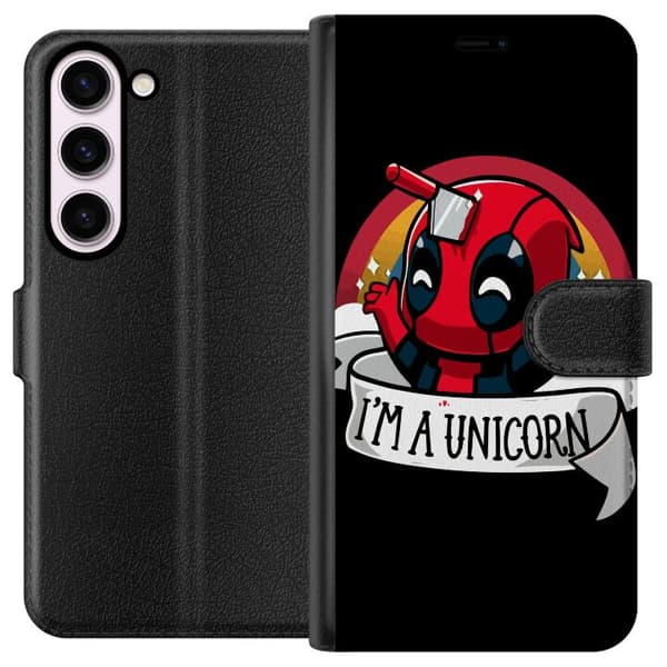 Kompatibel Tegnebogsetui til Samsung Galaxy S23 Deadpool