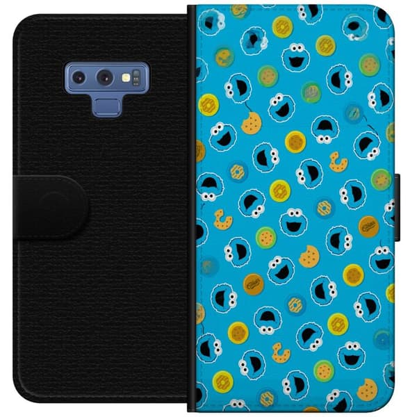 Kompatibel Tegnebogsetui til Samsung Galaxy Note9 Mönster med kakmonster