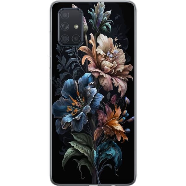 Kompatibelt Mobildeksel til Samsung Galaxy A71 Blomster