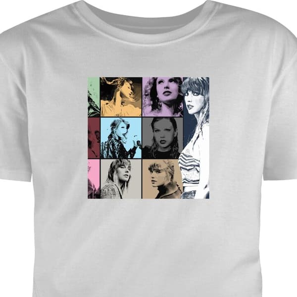 Vuxen-T-shirt Grå Medium Taylor Swift Taylor Swift Grå Medium