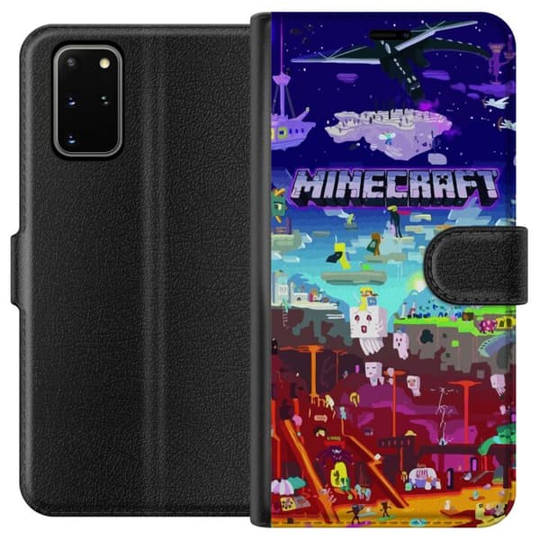 Kompatibelt Plånboksfodral till Samsung Galaxy S20+ Minecraft