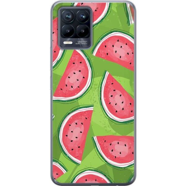 Kompatibelt Mobilskal till Realme 8 Vattenmelon
