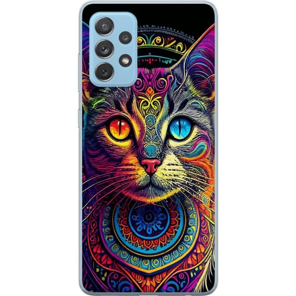 Kompatibelt Mobilskal till Samsung Galaxy A52 5G Katt