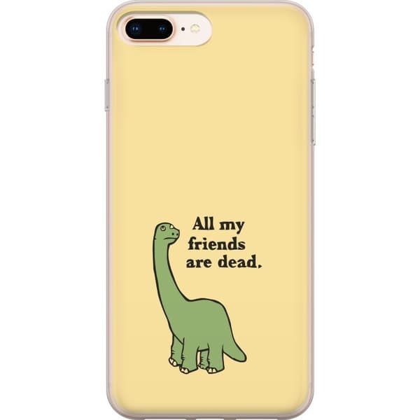 Kompatibelt Mobilskal till Apple iPhone 8 Plus Dinosaurier