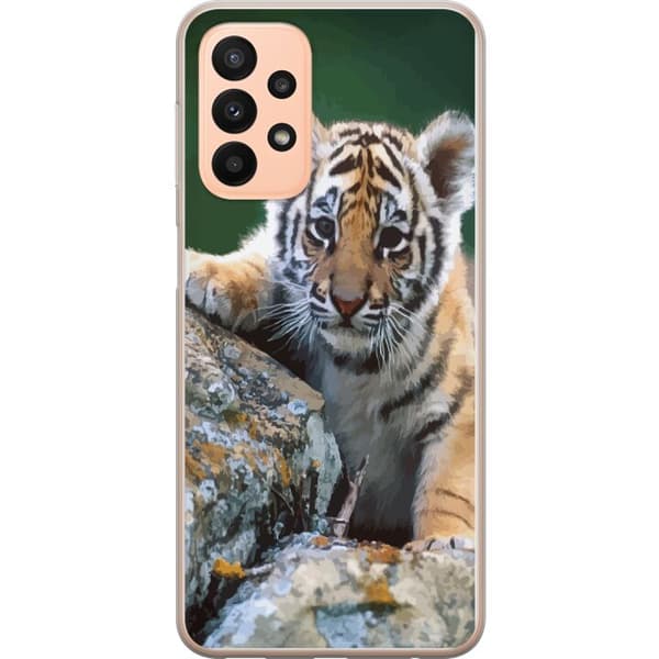 Kompatibelt Mobildeksel til Samsung Galaxy A23 Tiger