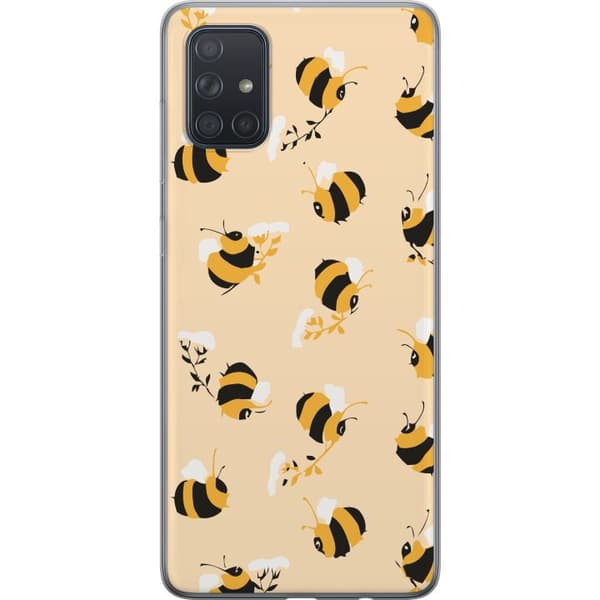 Kompatibelt Mobilskal till Samsung Galaxy A71 Humlor
