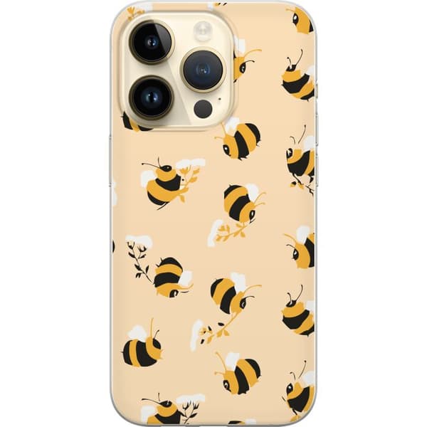 Kompatibelt Mobilskal till Apple iPhone 14 Pro Humlor Mönster