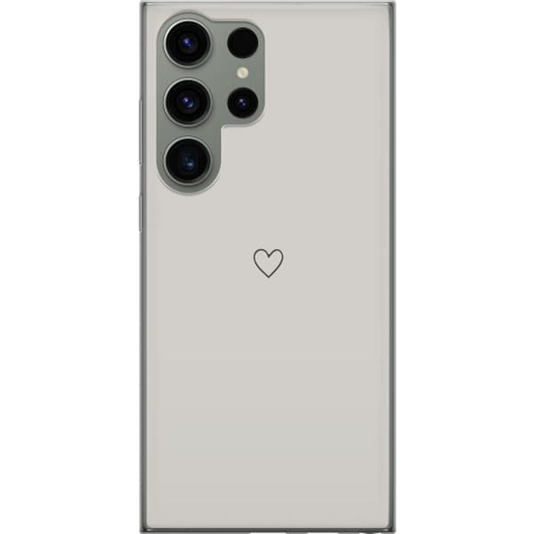 Kompatibelt Mobildeksel til Samsung Galaxy S23 Ultra Hjerte