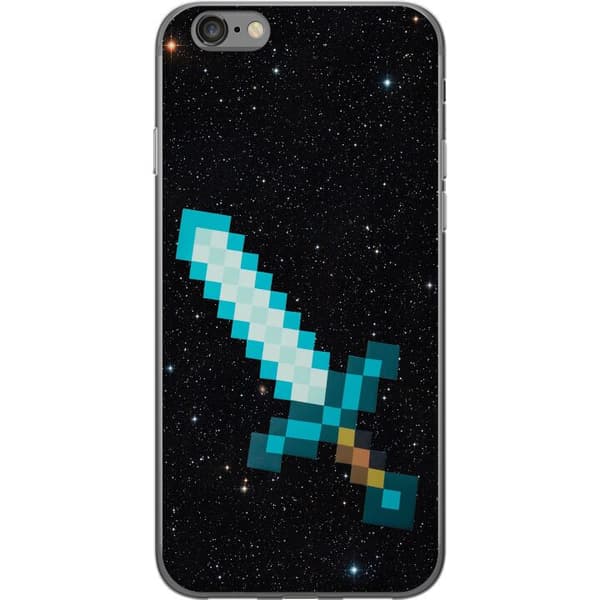 Kompatibelt Mobilskal till Apple iPhone 6 Minecraft Svärd