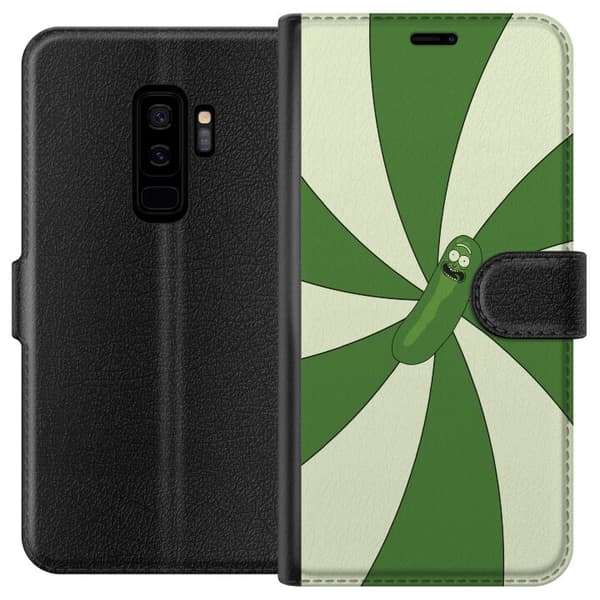 Kompatibel Tegnebogsetui til Samsung Galaxy S9+ Pickle Rick