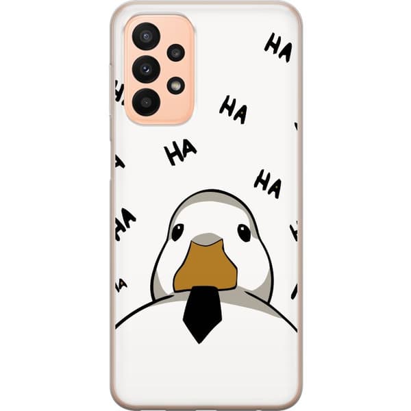 Kompatibelt Mobilskal till Samsung Galaxy A23 Haha Anka