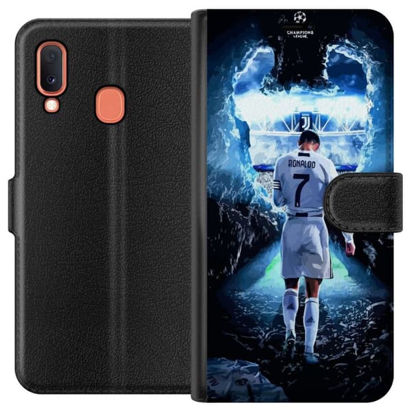 Kompatibelt Plånboksfodral till Samsung Galaxy A20e Ronaldo