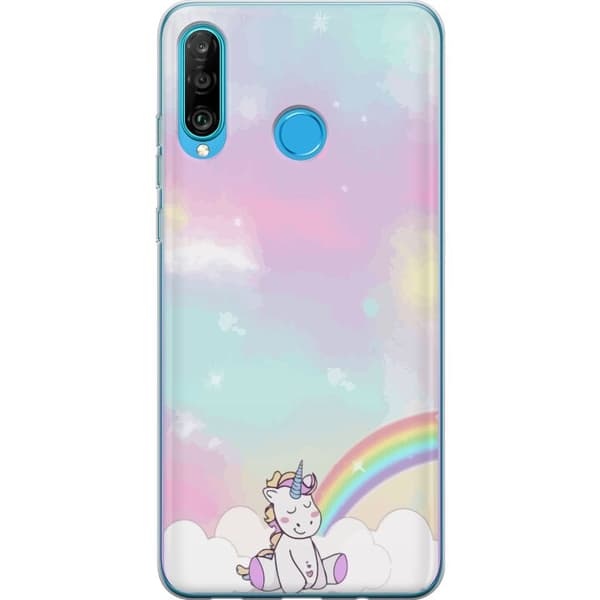 Kompatibelt Mobilskal till Huawei P30 lite Unicorn
