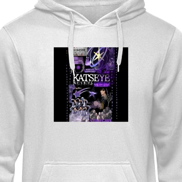 Klassisk Hettegenser | Hettegenser for Voksne Grå XX-Large KATSEYE KATSEYE Grå XX-Large