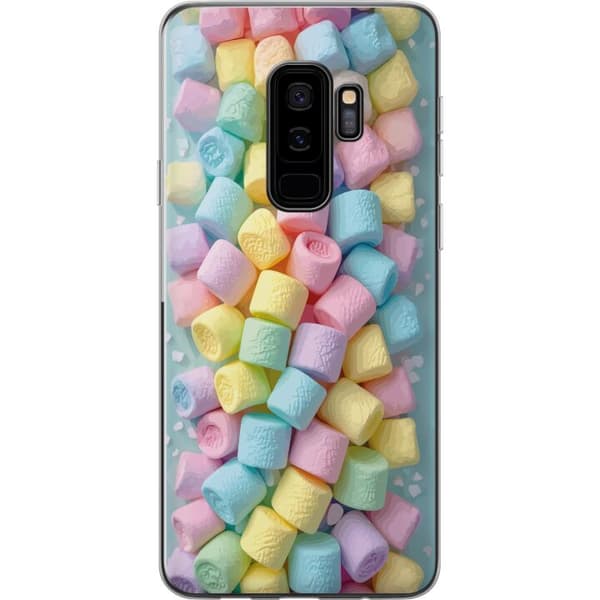 Kompatibelt Mobildeksel til Samsung Galaxy S9+ Søt godisdesign med marshmallows