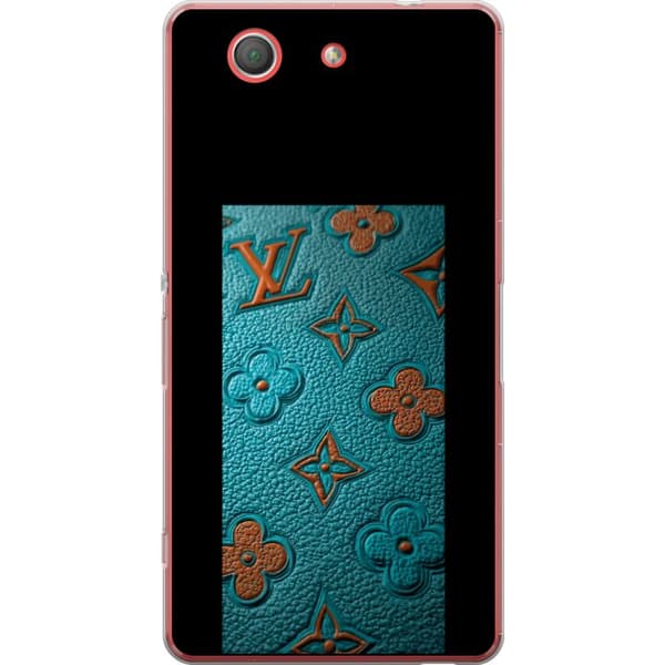Kompatibelt Mobildeksel til Sony Xperia Z3 Compact Elegant monogramdesign med preg av lærfølelse