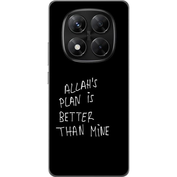 Kompatibelt Mobilskal till Xiaomi Redmi Note 14 Pro Allahs plan är bättre än min