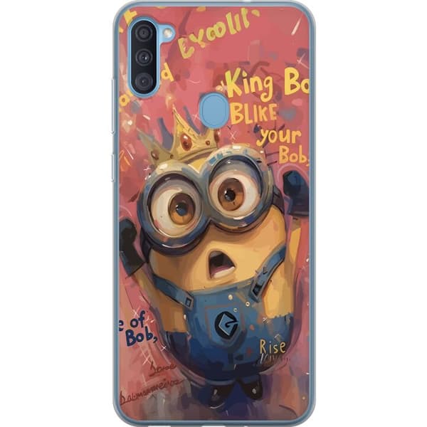 Kompatibelt Mobildeksel til Samsung Galaxy A11 Minion Med Krona