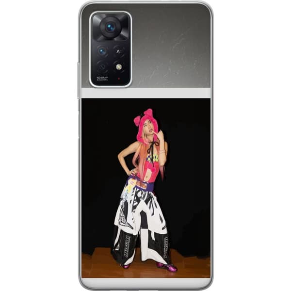 Kompatibelt Mobildeksel til Xiaomi Redmi Note 11 Pro 5G KATSEYE rosa modeporträtt