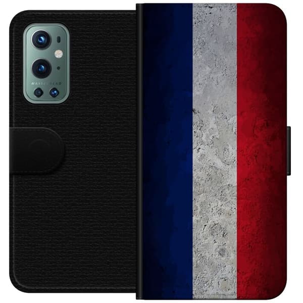 Kompatibelt Plånboksfodral till OnePlus 9 Pro Ren fransk flaggdesign