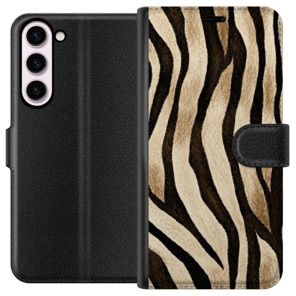 Kompatibelt Plånboksfodral till Samsung Galaxy S23+ Zebra Muse