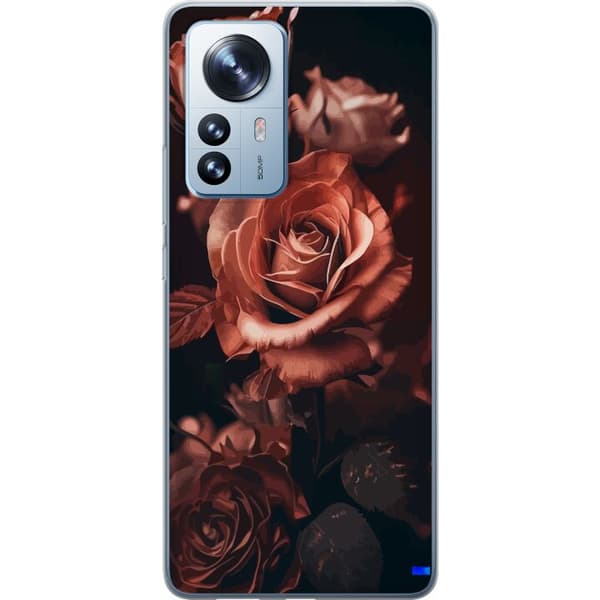 Kompatibelt Mobilskal till Xiaomi 12 Pro Blommor