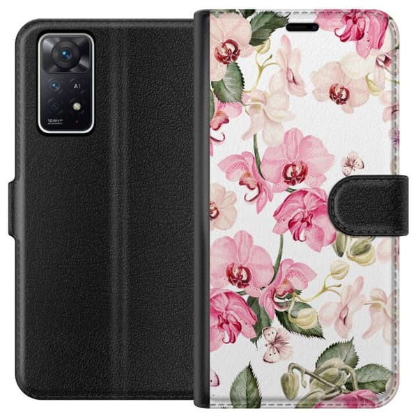 Kompatibelt Plånboksfodral till Xiaomi Redmi Note 11 Pro 5G Blommor