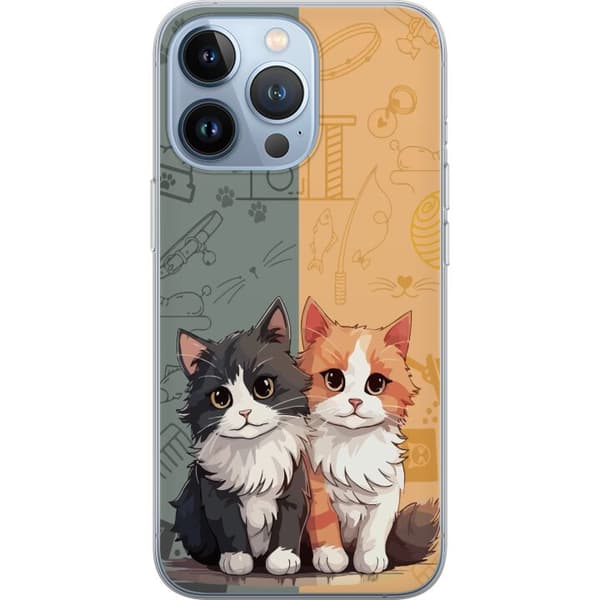 Kompatibelt Mobilskal till Apple iPhone 13 Pro Katter