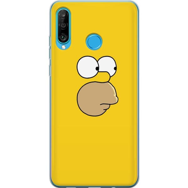 Kompatibelt Mobilskal till Huawei P30 lite Homer Simpson