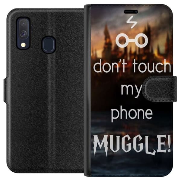 Kompatibelt Plånboksfodral till Samsung Galaxy A40 Harry Potter