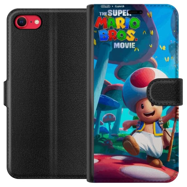 Kompatibelt Lommeboketui til Apple iPhone SE (2022) Super Mario Bros