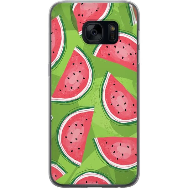 Kompatibelt Mobilskal till Samsung Galaxy S7 Vattenmelon