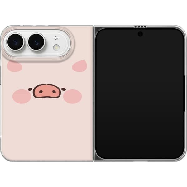 Kompatibelt Mobilskal till Apple iPhone Duo Minimalistiskt grisansikte