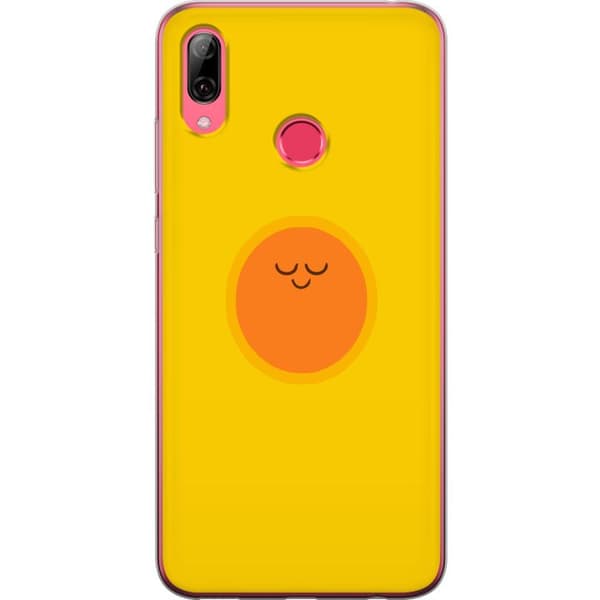 Kompatibelt Mobildeksel til Huawei Y7 (2019) Sovande solfigur